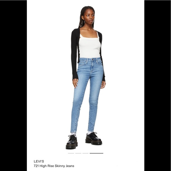 Levi’s 721 High Rise Skinny 25 - Picture 1 of 7